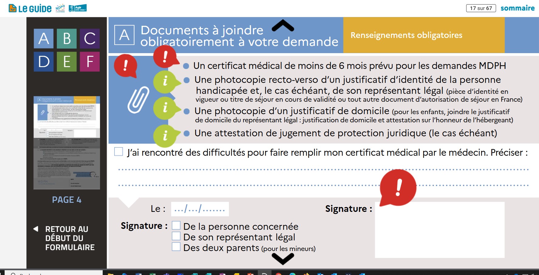 Illustration Guide Interactif